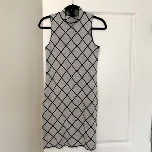 Boutique Knit Turtleneck Dress